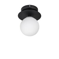 Art Deco Væg/Loftlampe Sort/Hvid