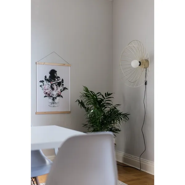 Ray Wall/ Ceiling Light Brushed Brass