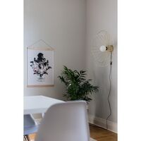 Ray Wall/ Ceiling Light Brushed Brass