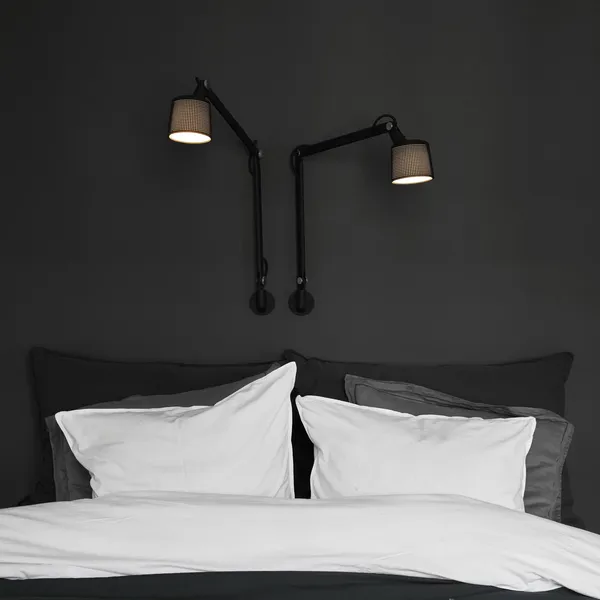 522 Vegglampe Sort Stor