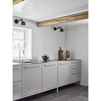 523 Vegglampe Sort Liten