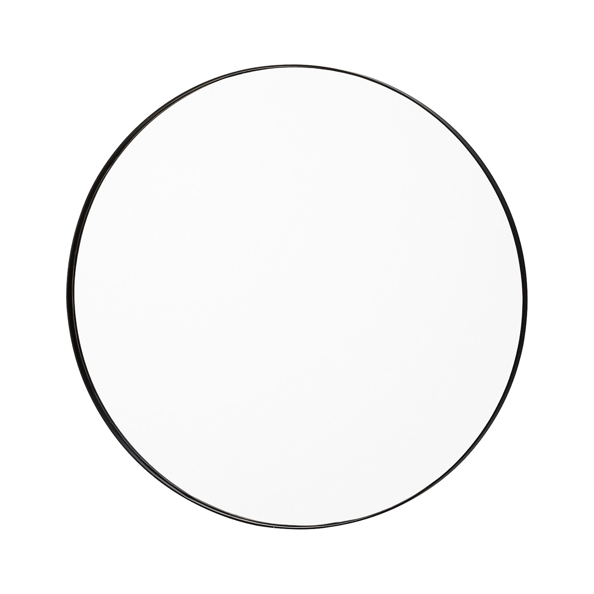CIRCUM Spiegel Klar/ Schwarz Ø70 cm