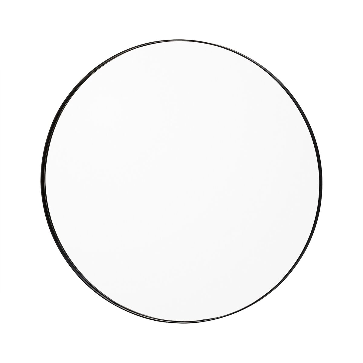 CIRCUM Mirror Clear/ Black Ø70 cm