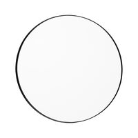 CIRCUM Mirror Clear/ Black Ø70 cm