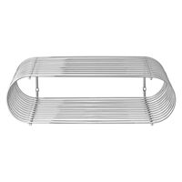 CURVA Mensola Argento H12 cm