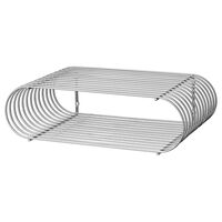 CURVA Mensola Argento H12 cm