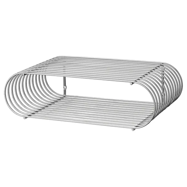 CURVA Shelf Silver H12 cm