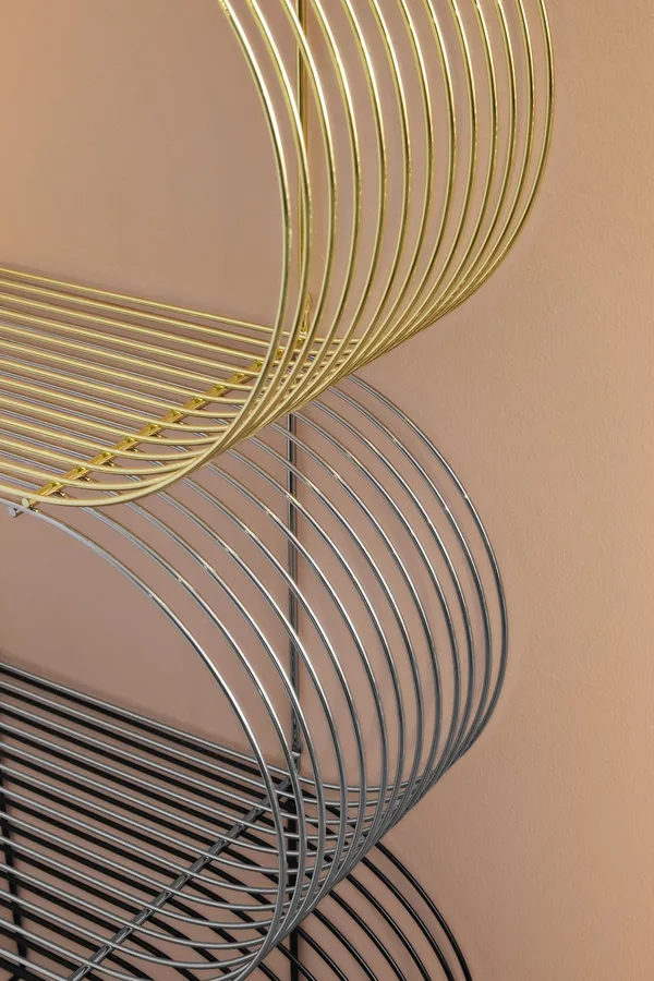 CURVA Shelf Black H12 cm