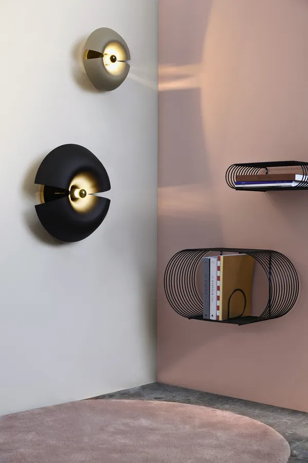 CURVA Shelf Black H12 cm