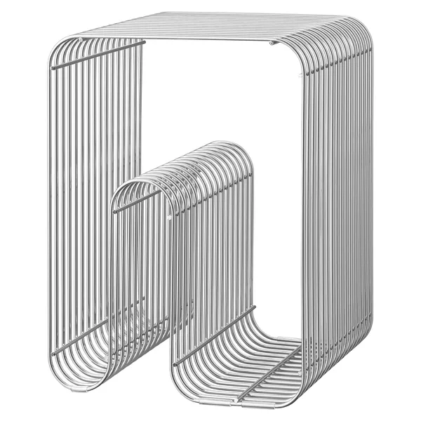 AYTM アイテムCurva スツールマガジンラック CURVA Stool Silver | AndLight
