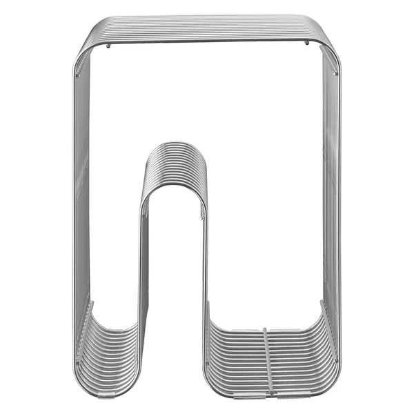 CURVA Stool Silver