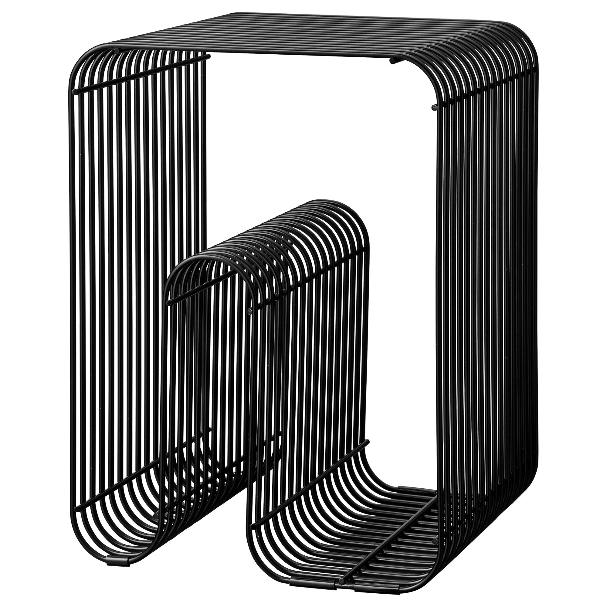 TORUS Vase H33 Noir/ Rose