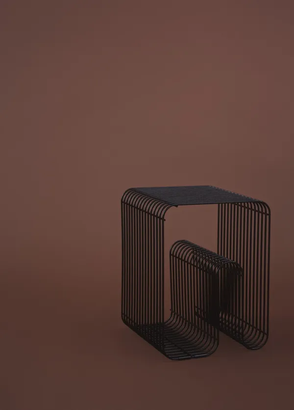 CURVA Stool Black