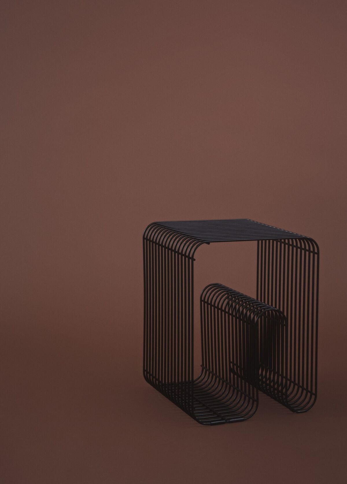 CURVA Stool Black