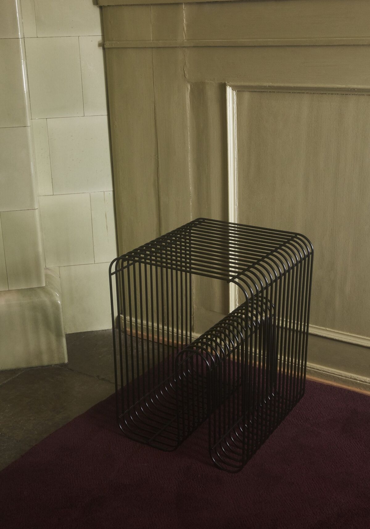 CURVA Stool Black