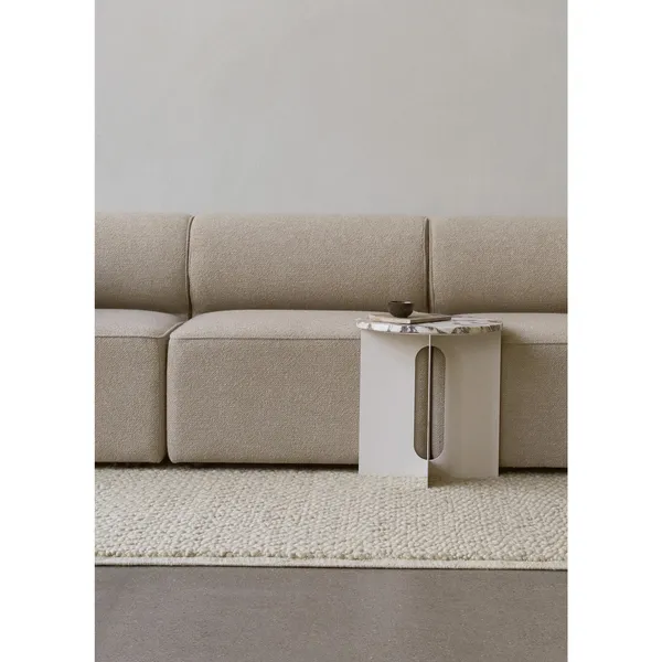 Androgyne Side Table Ø40 Ivory