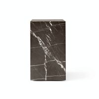 Plinth Coffee Table High Gray Kendzo Marble