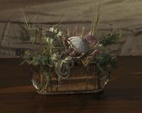 Ikebana Vase Lang Messing