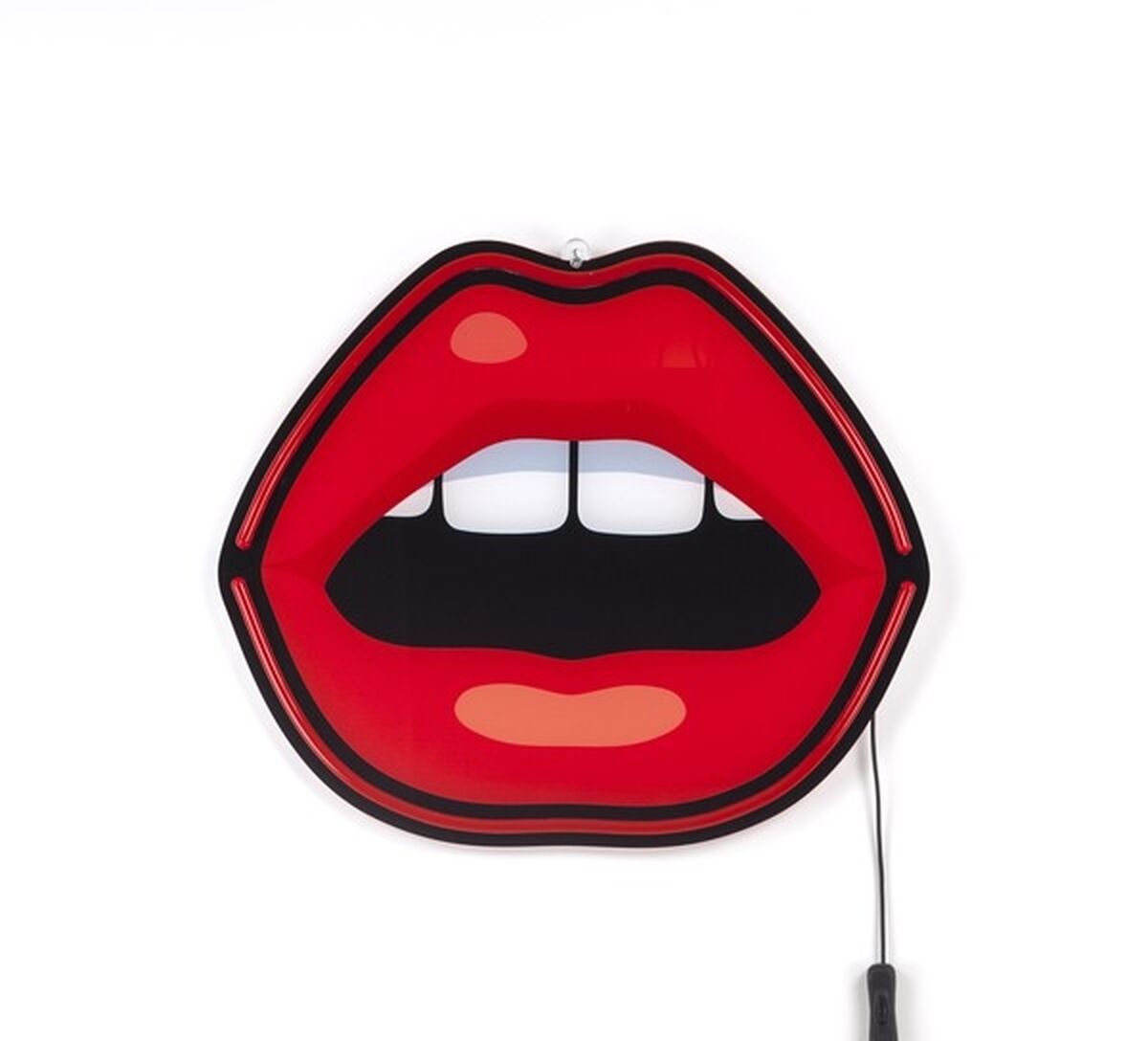 Blow Mouth LED Wandlampe Rot