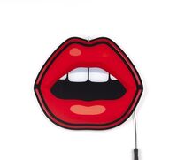 Blow Mouth LED Wandlampe Rot