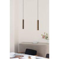Chimes Pendant Dark Oak