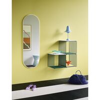 Selection Figure Ovalt Spejl New White