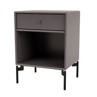 Selection DREAM Bedside Table 35-Coffee/03- Black