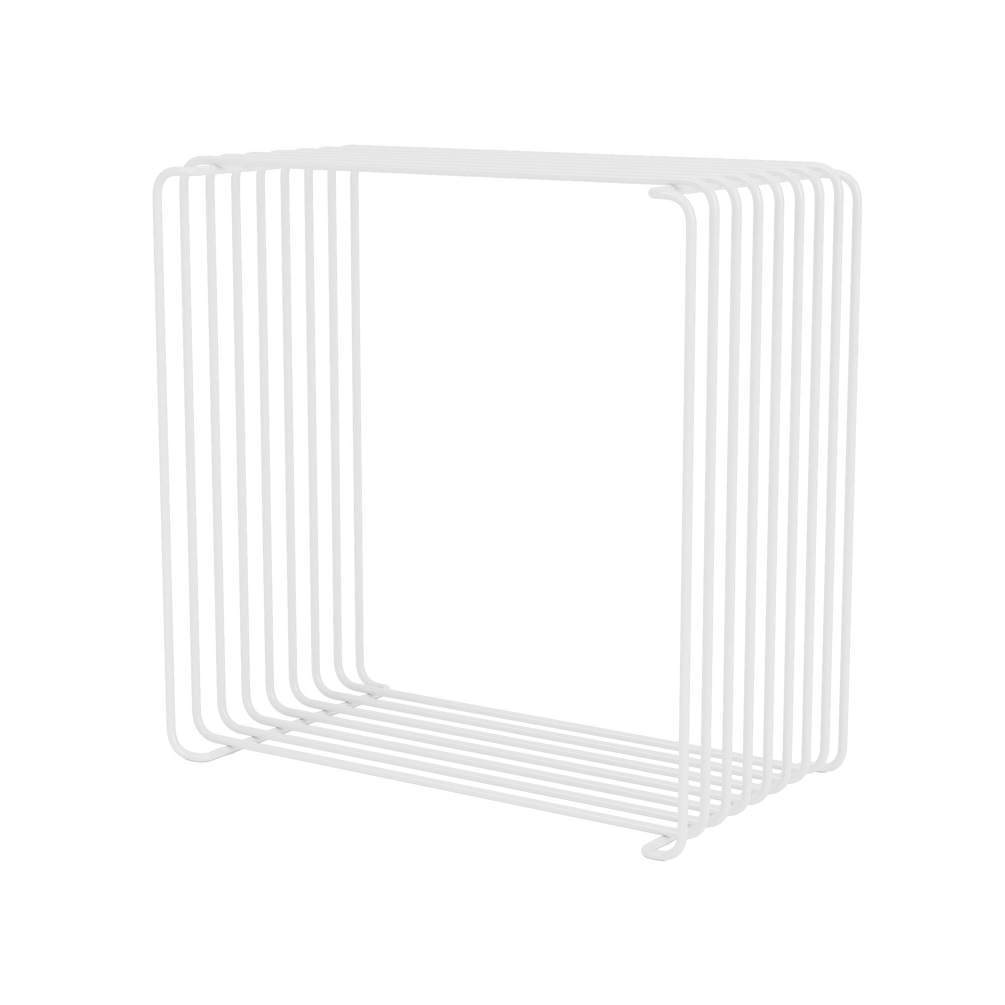 Étagère Simple en Fil Métallique Panton 38-Snow 34,8 cm x 18,8 cm