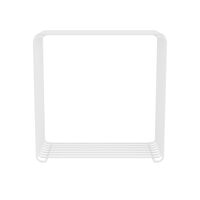 Panton Wire Single Shelving 38-Snow 34.8 cm x 18.8 cm