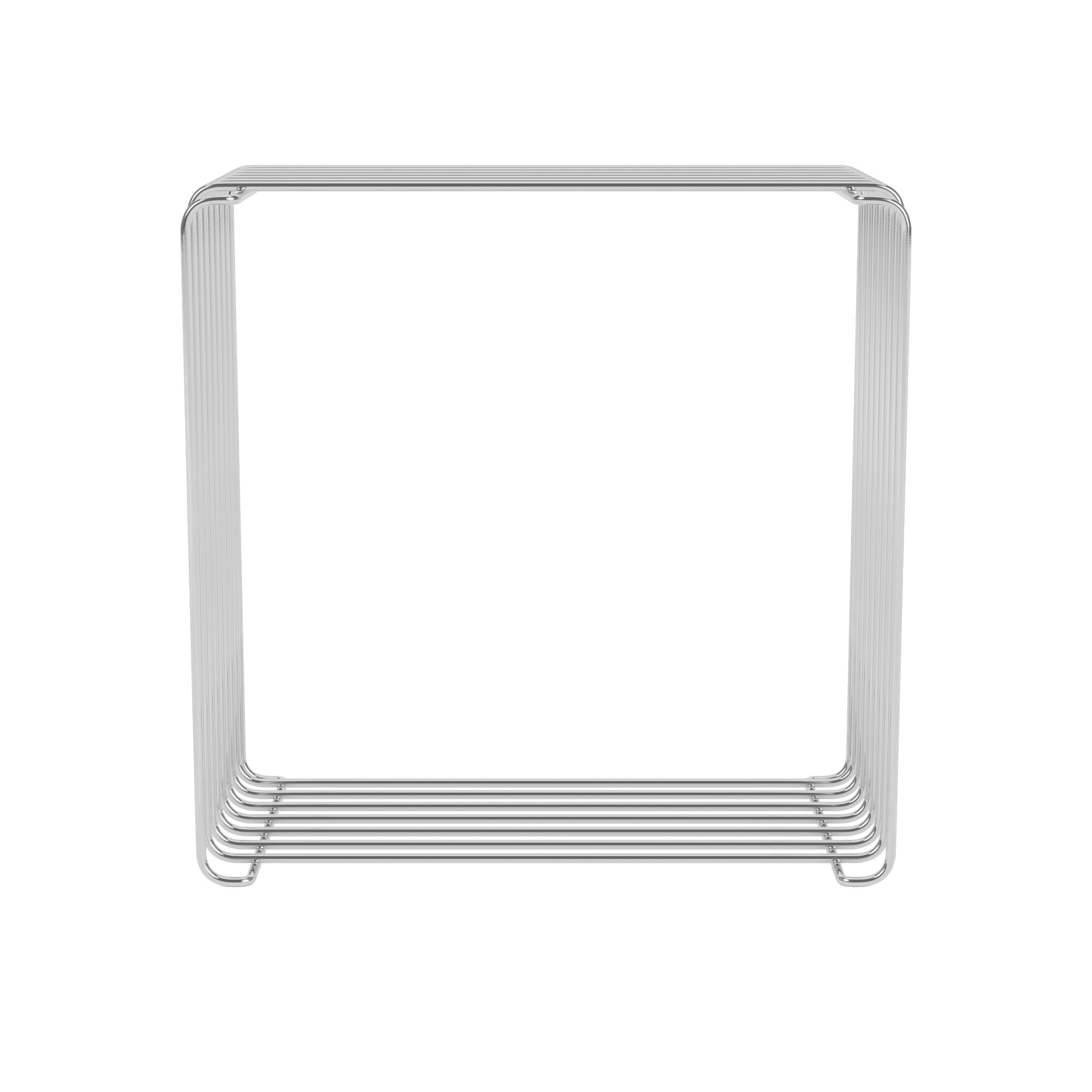Panton Wire Single Shelf 43-Chrome 34.8 cm x 18.8 cm | AndLight