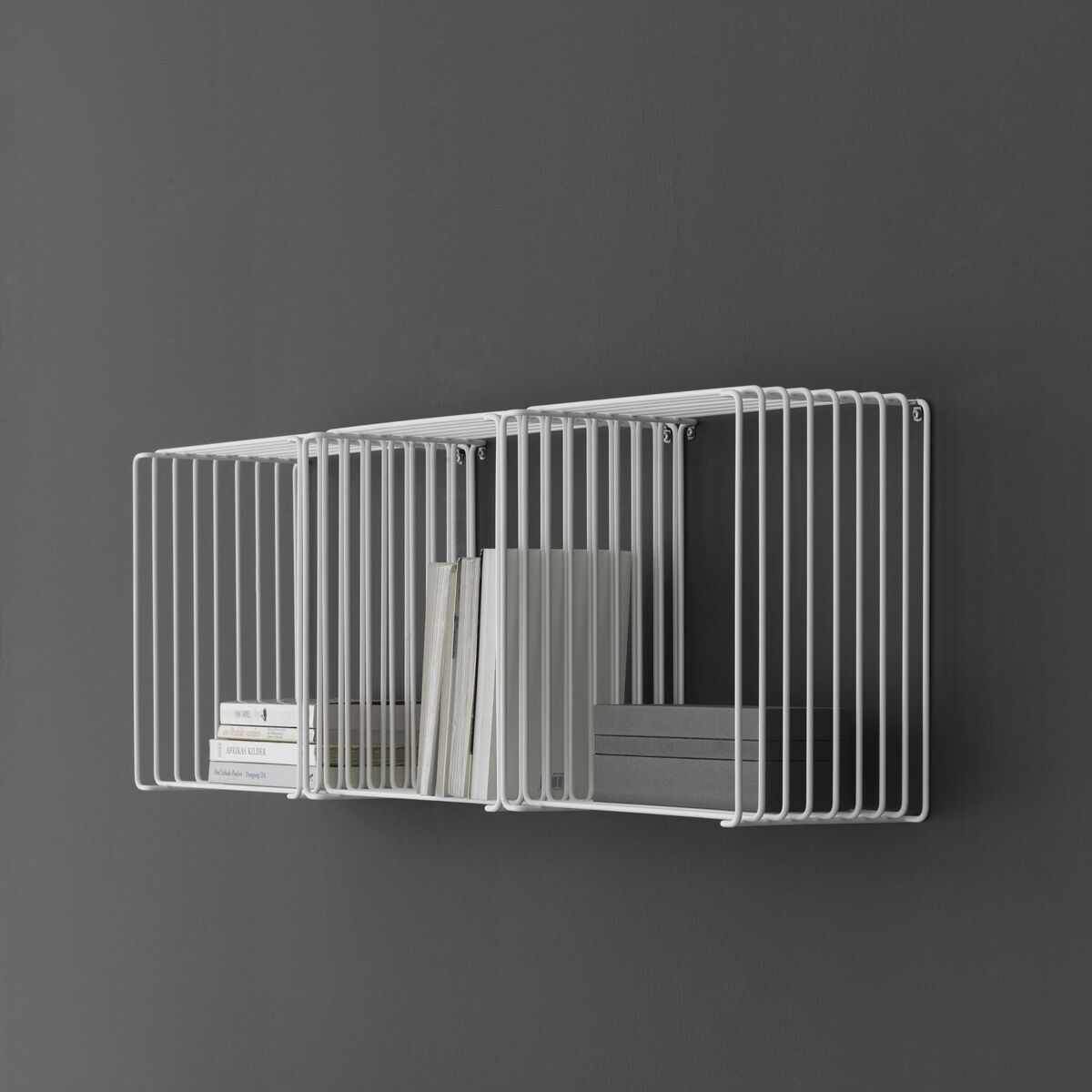 Panton Wire Single Shelf 43-Chrome 34.8 cm x 18.8 cm | AndLight