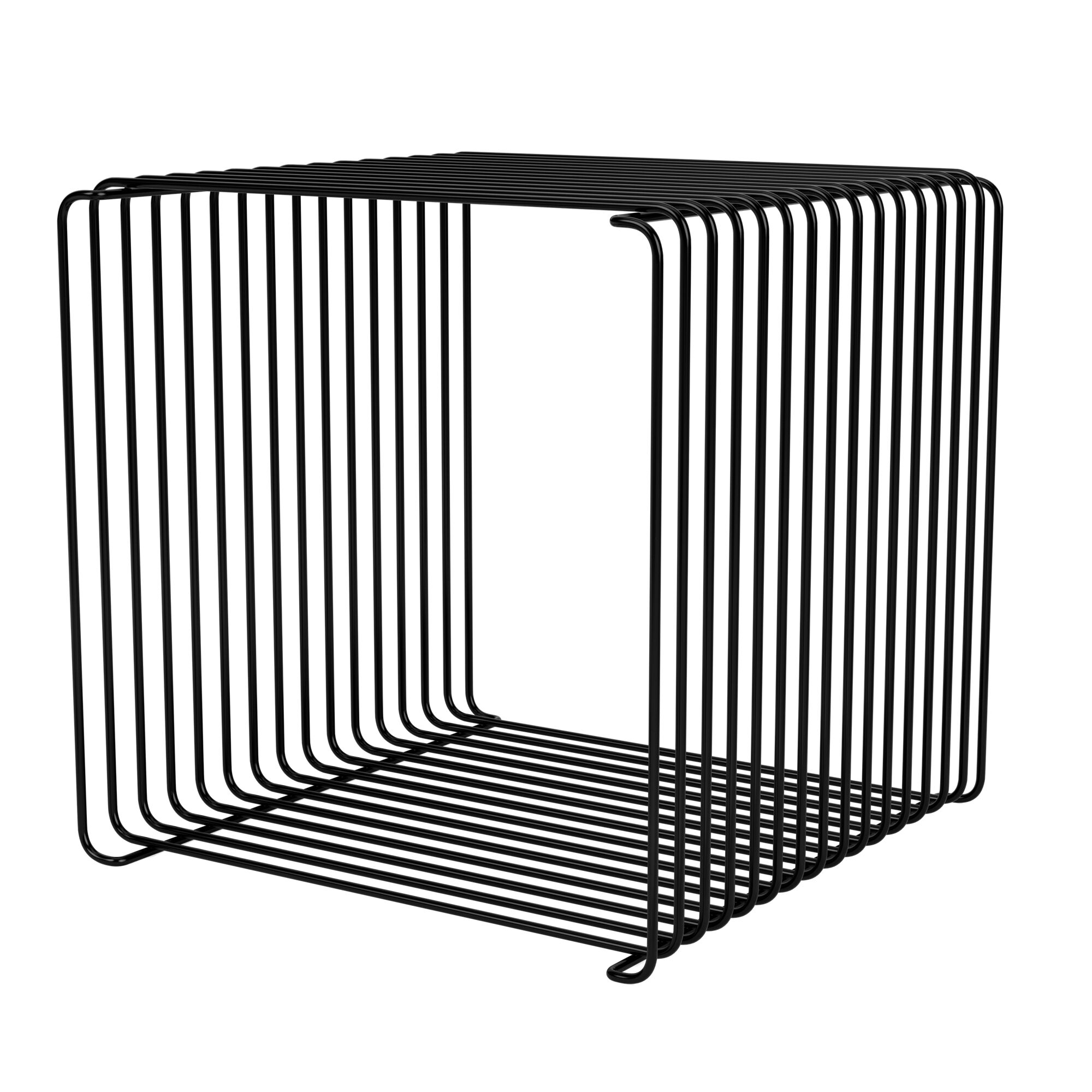 Étagère Simple en Fil Métallique Panton 05-Noir 34,8 cm x 34,8 cm
