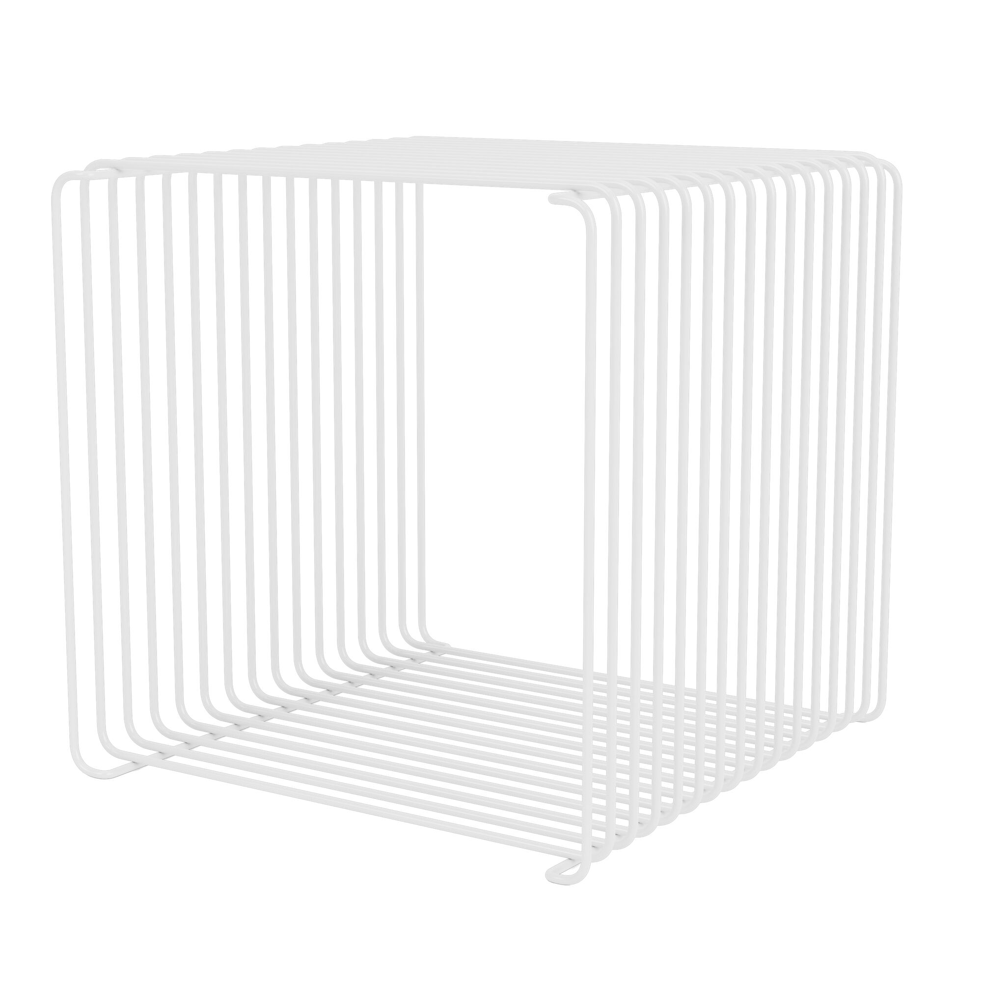 Panton Wire Single Shelf 38-Snow 14.8" x 14.8".