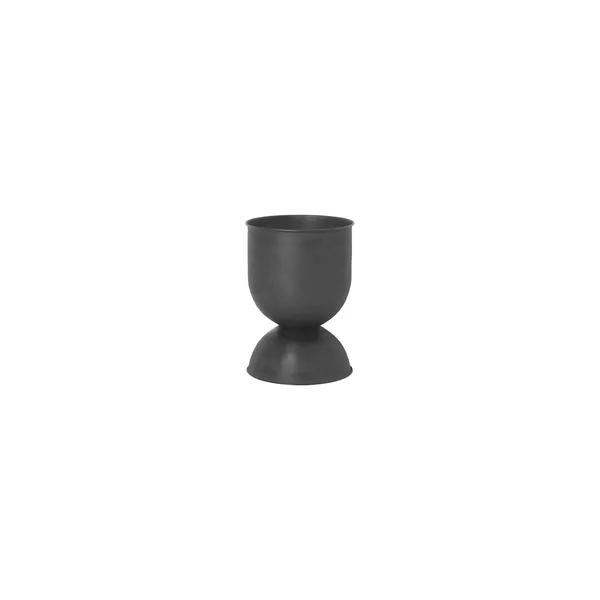 Hourglass Jar Small Black