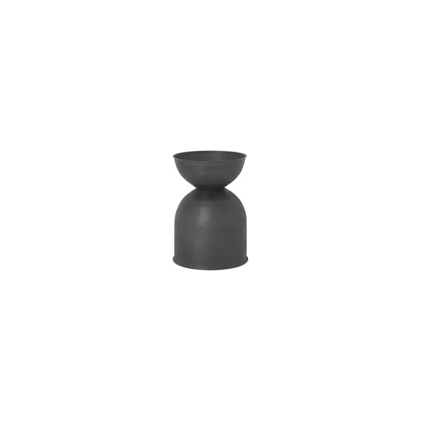 Hourglass Jar Small Black