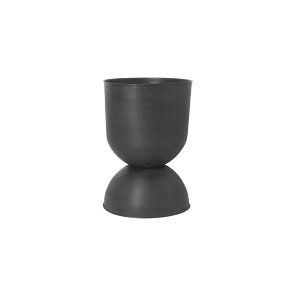 Hourglass Jar Groß Schwarz