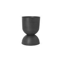 Hourglass Jar Large Black