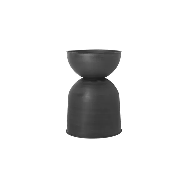 Hourglass Jar Groß Schwarz