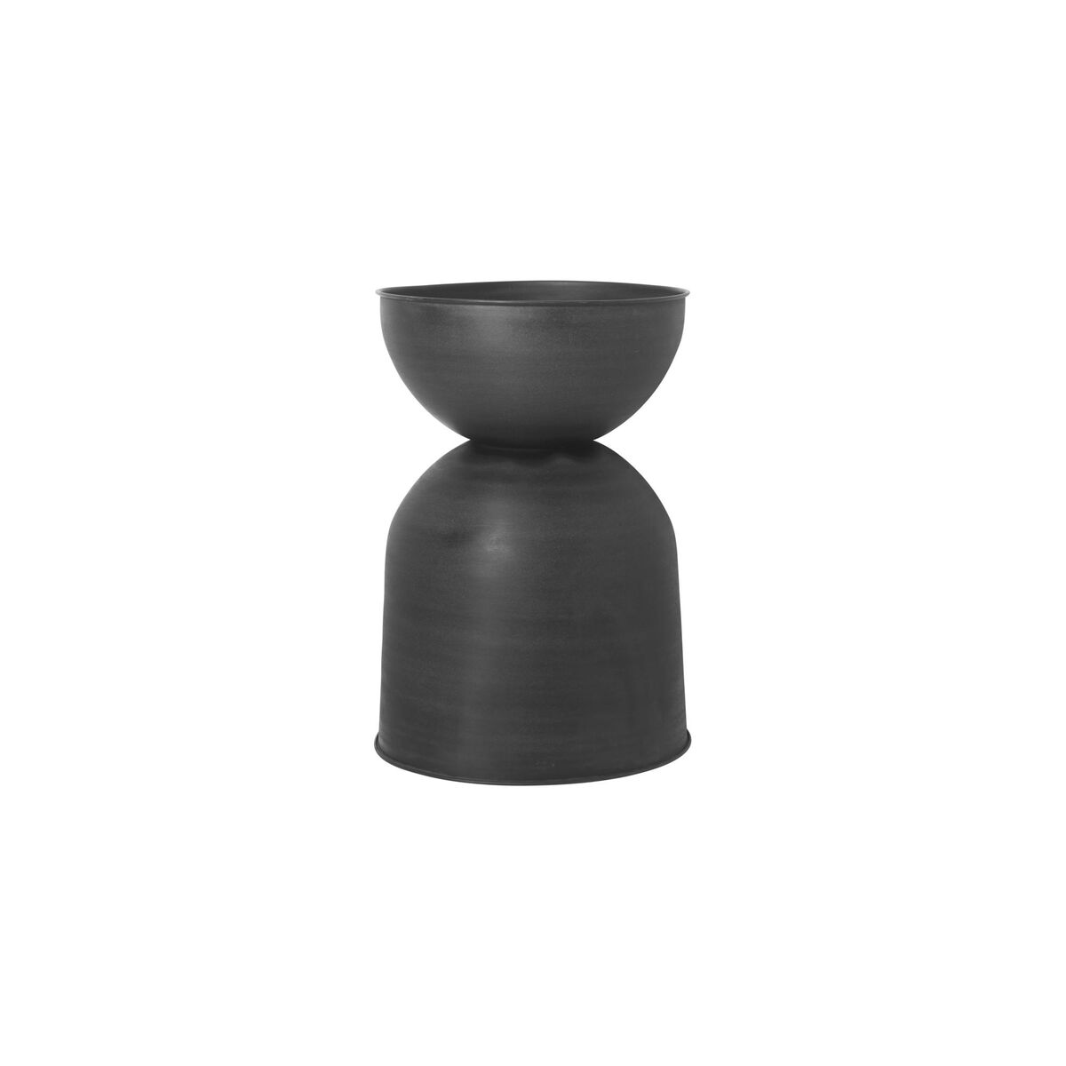 Hourglass Jar Large Black