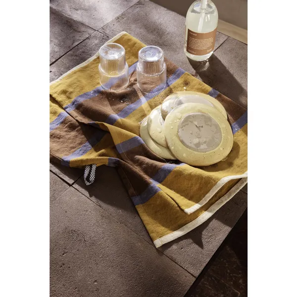 Ripple Glass Set of 4 Smoked