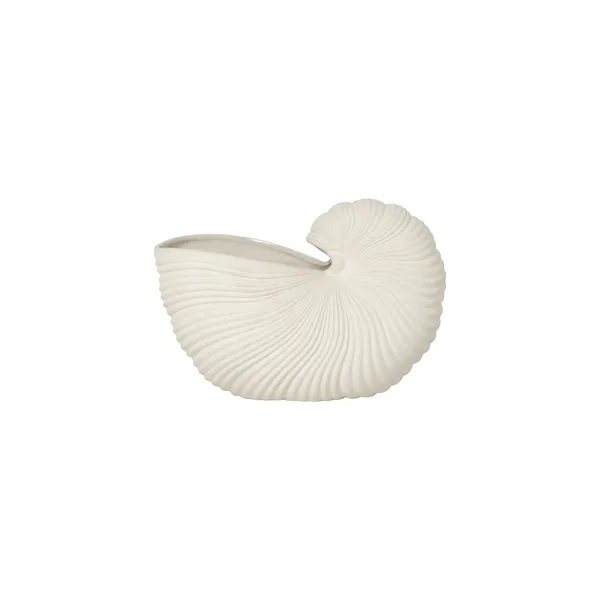 Shell Potte Råhvid
