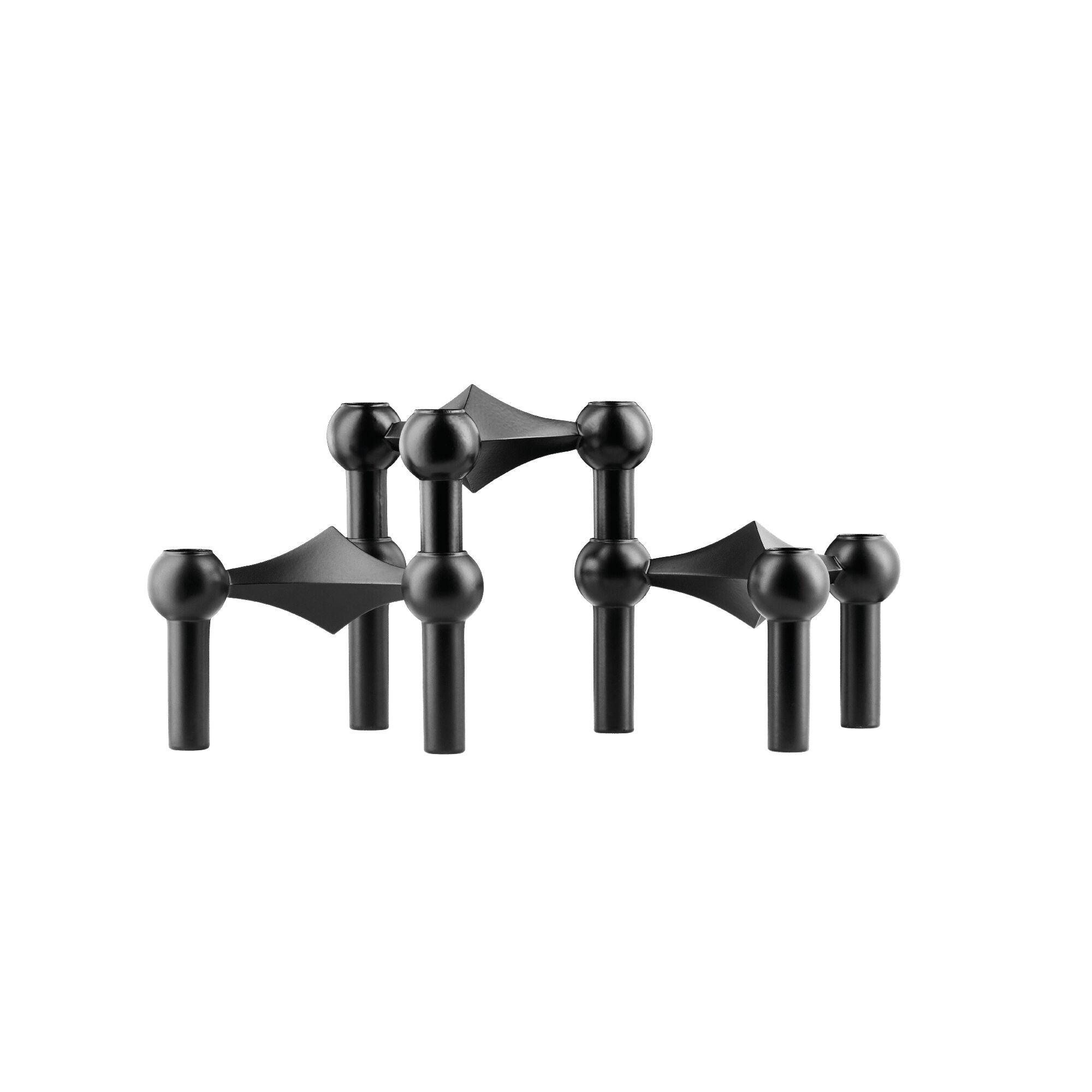 Candle Holder Set of 3 Black