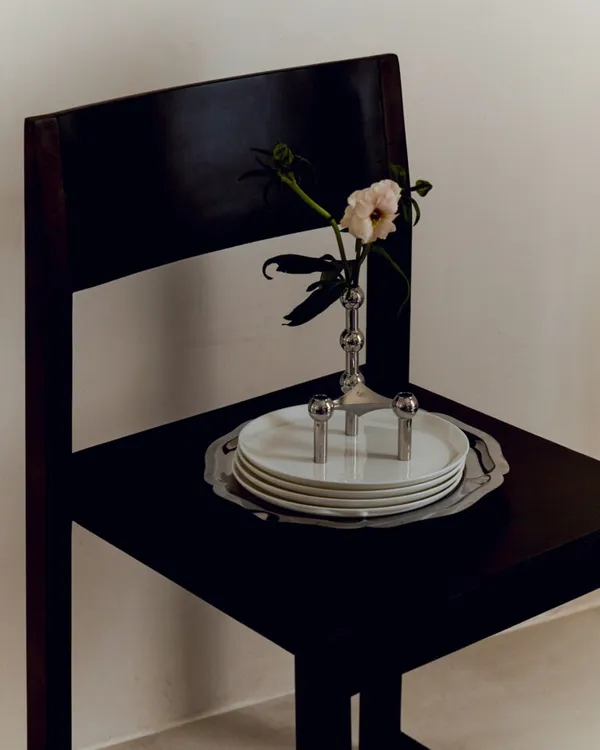 Vase H10 Chrome