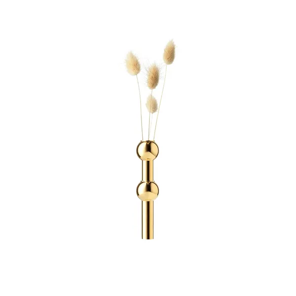 FABRIC Nagel Vase H10 Solid Brass