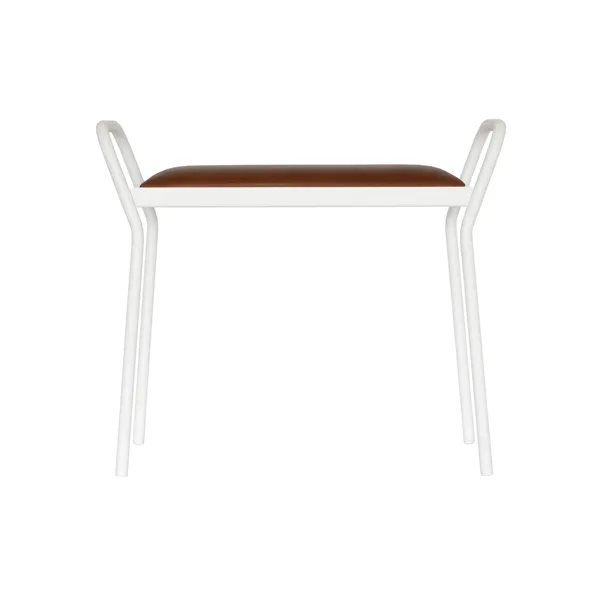 Somebody Hocker Weiß/Cognac