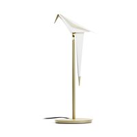 Perch Light Tafellamp Messing/ Wit