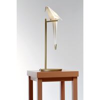Perch Light Tafellamp Messing/ Wit