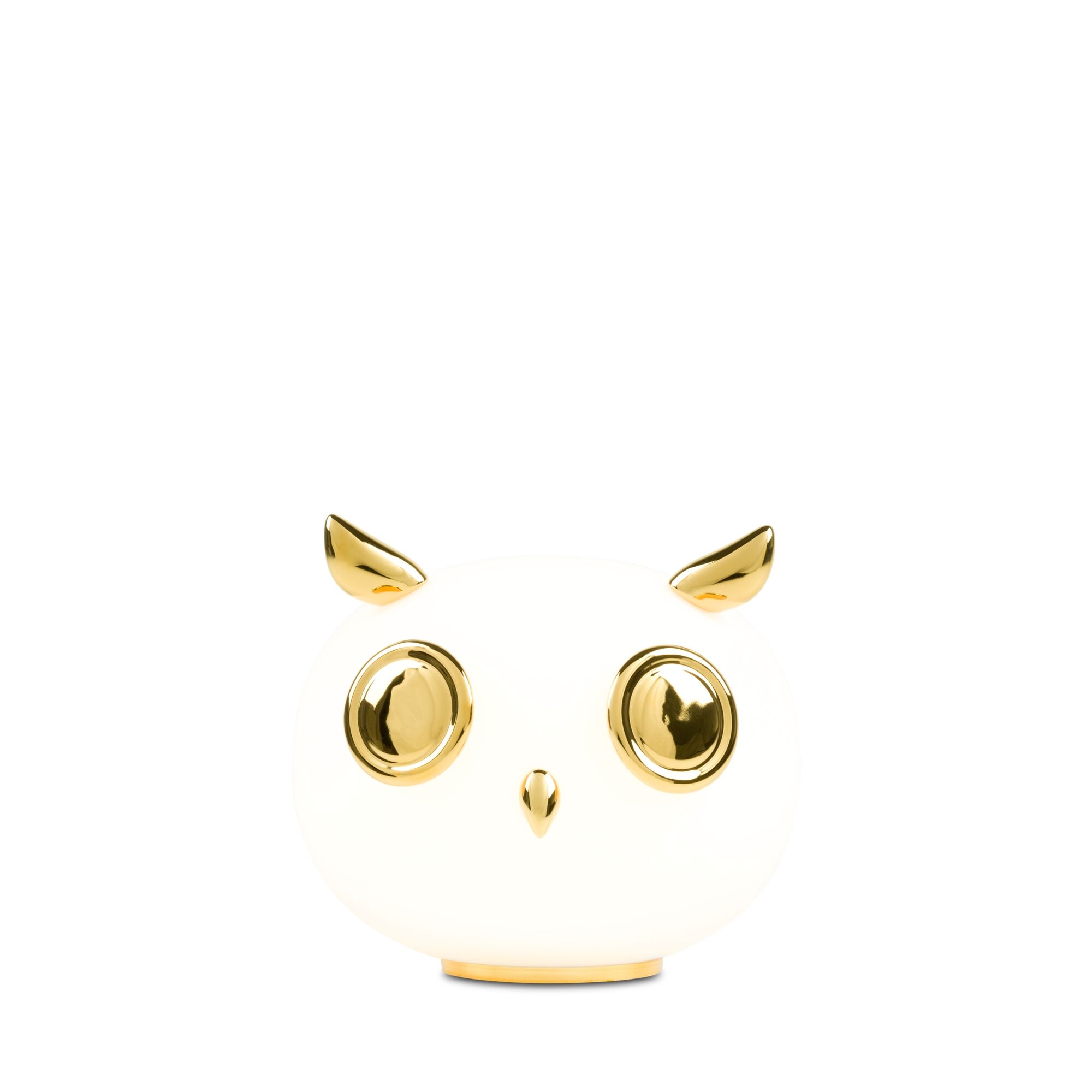 Pet Light Uhuh Bordslampa Matt Vit/ Guld