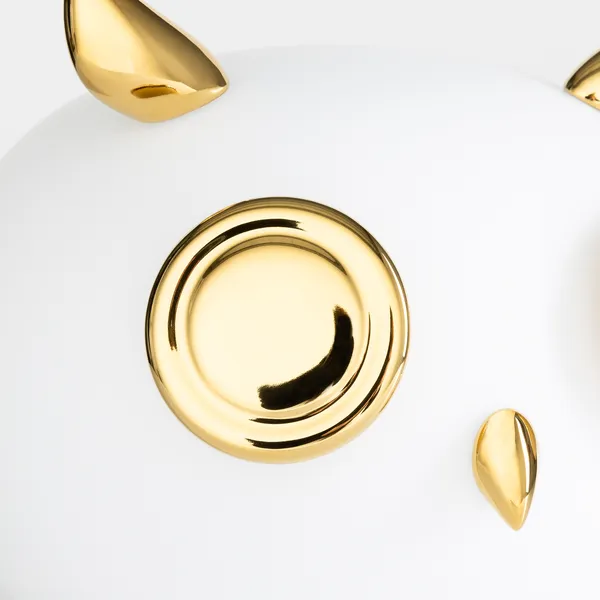 Pet Light Uhuh Tafellamp Mat Wit/ Goud