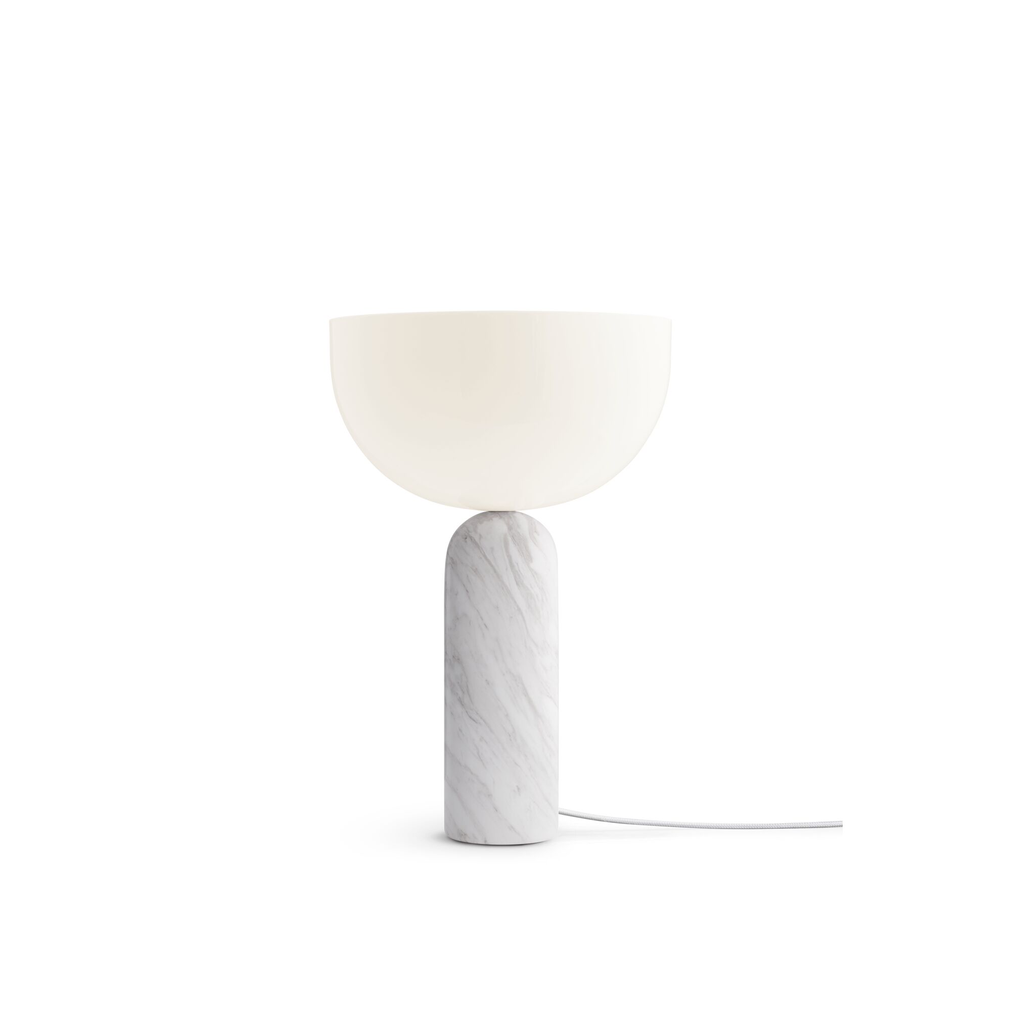 Kizu Bordslampa Vit Marmor Stor